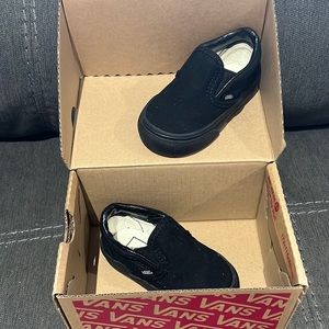 Vans classic slip on 3 toddler black